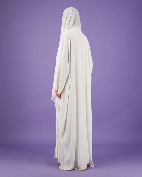 Linen Abaya | White