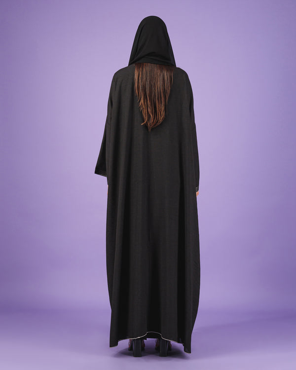 Linen Abaya | Black