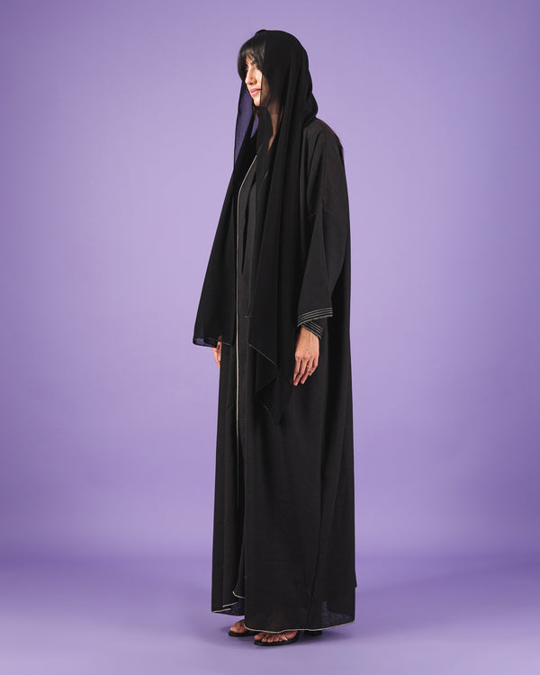 Linen Abaya | Black